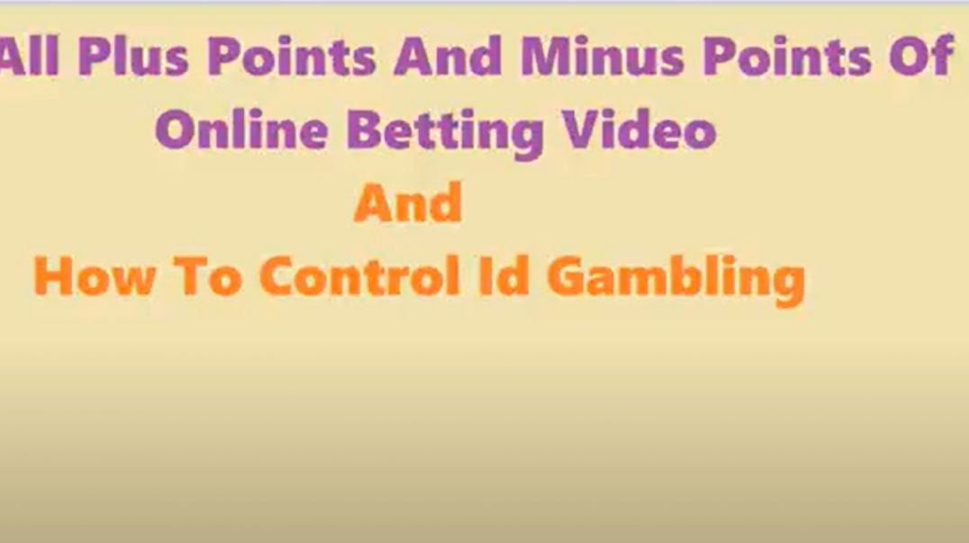 Plus And Minus Points Of Online Betting