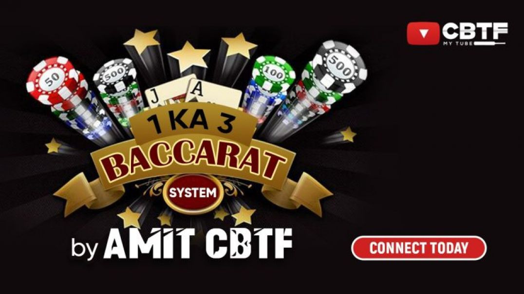 ⁣1 Ka 3 Baccarat System By Amit CBTF