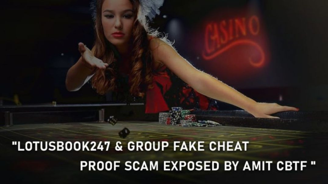 ⁣Lotusbook247 & Group Fake Cheat Proof Scam Exposed By Amit