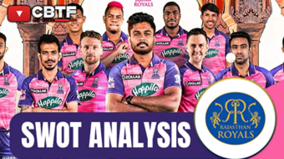 ⁣Rajasthan Royals - Full Squad & SWOT Analysis 2023