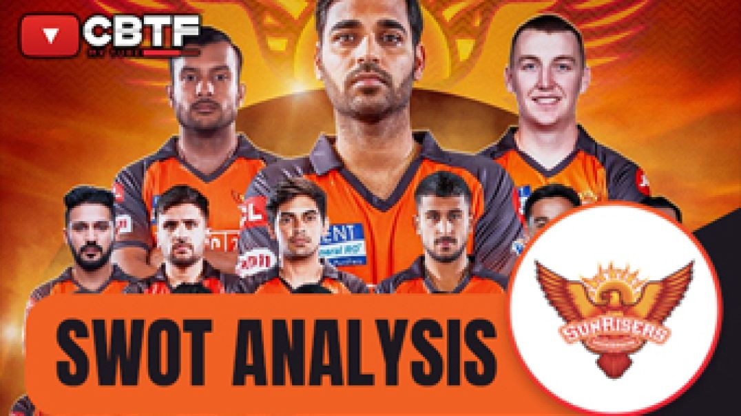 ⁣Sunrisers Hyderabad - Full Squad & SWOT Analysis 2023