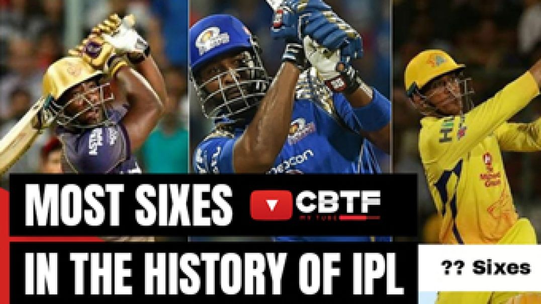 ⁣MOST SIXES IN THE HISTORY OF IPL