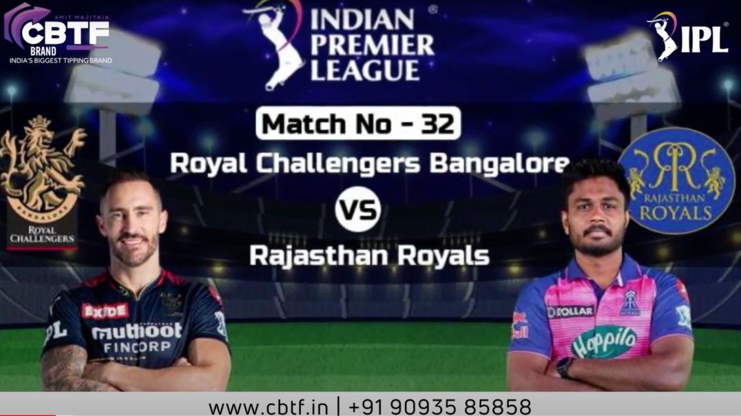 ⁣Match Preview - Royal Challengers Bangalore vs Rajasthan Royals