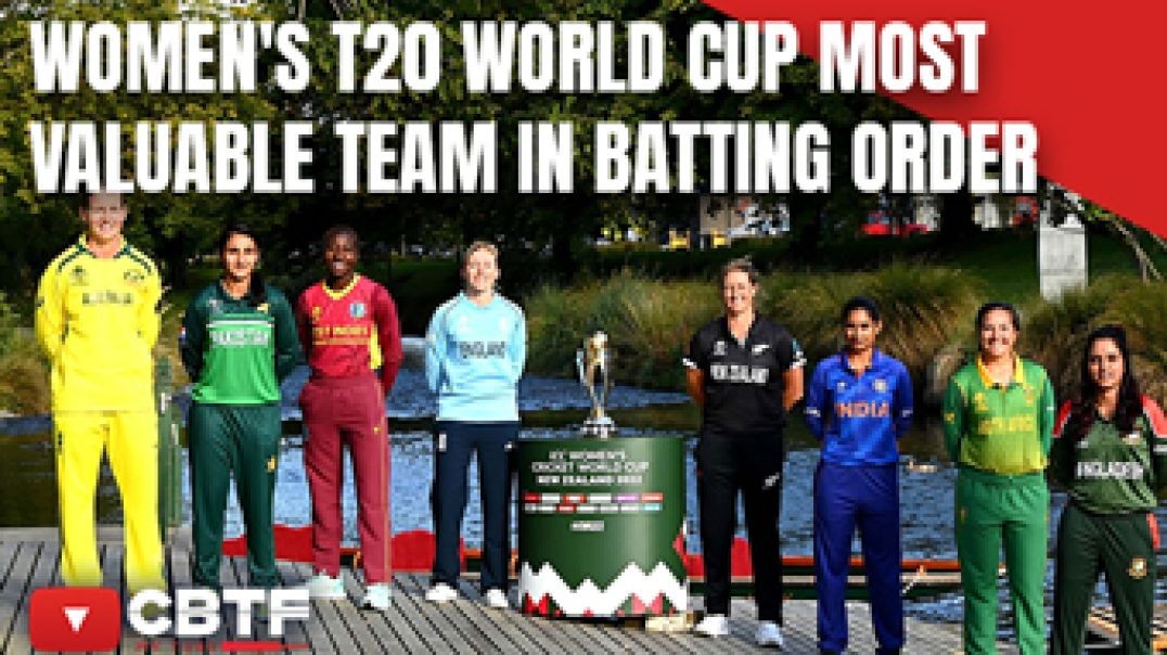 ⁣WOMEN'S T20 WORLD CUP MOST VALUABLE TEAM IN BATTING ORDER