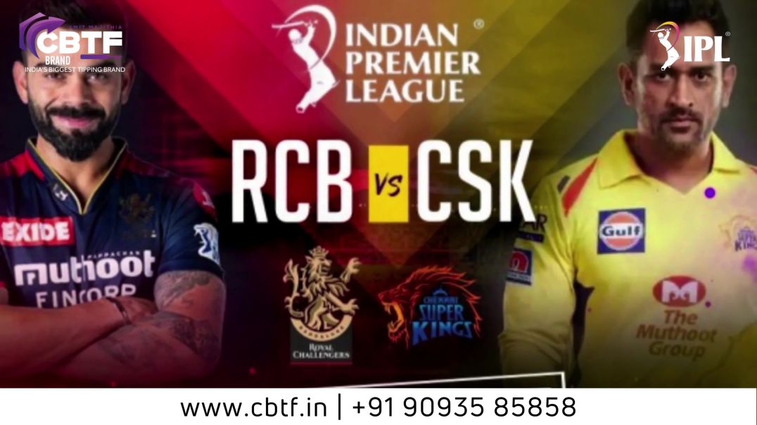 ⁣Match Preview - Royal Challengers Bangalore vs Chennai Super Kings