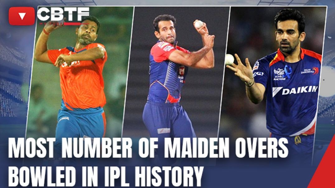 ⁣MOST NUMBER OF MAIDEN OVERS BOWLED IN IPL HISTORY