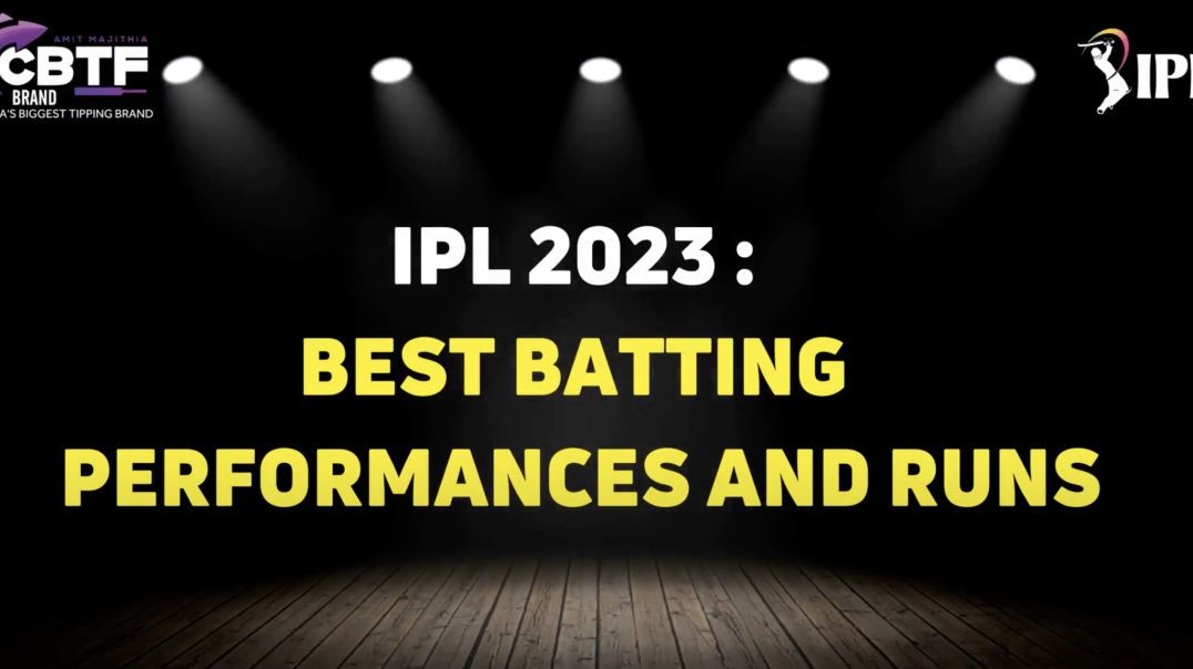 ⁣IPL 2023 - BEST BATTING PERFORMANCES AND RULES