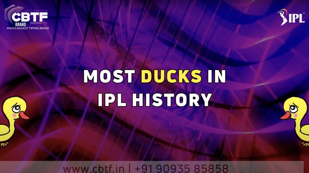 ⁣MOST DUCKS IN IPL HISTORY