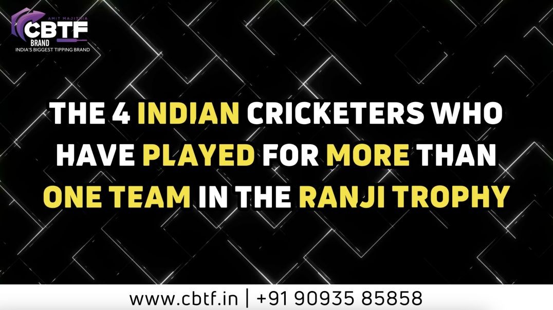 ⁣4 Indian Cricketers Who Have Played For More Than One Team In The Ranji Trophy