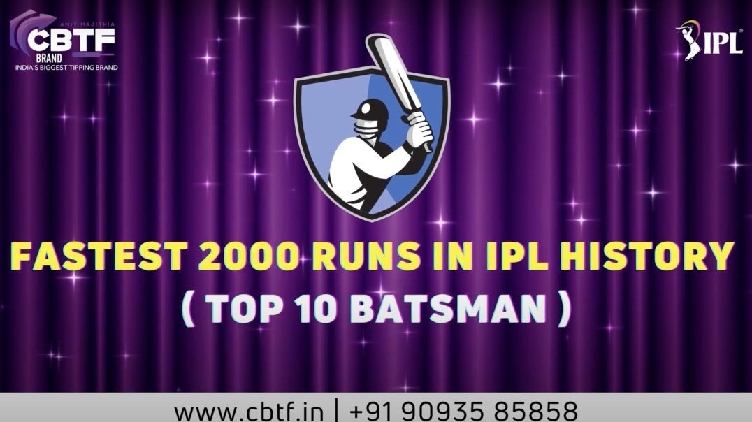 ⁣TOP 10 FASTEST 2000 RUNS IN IPL HISTORY