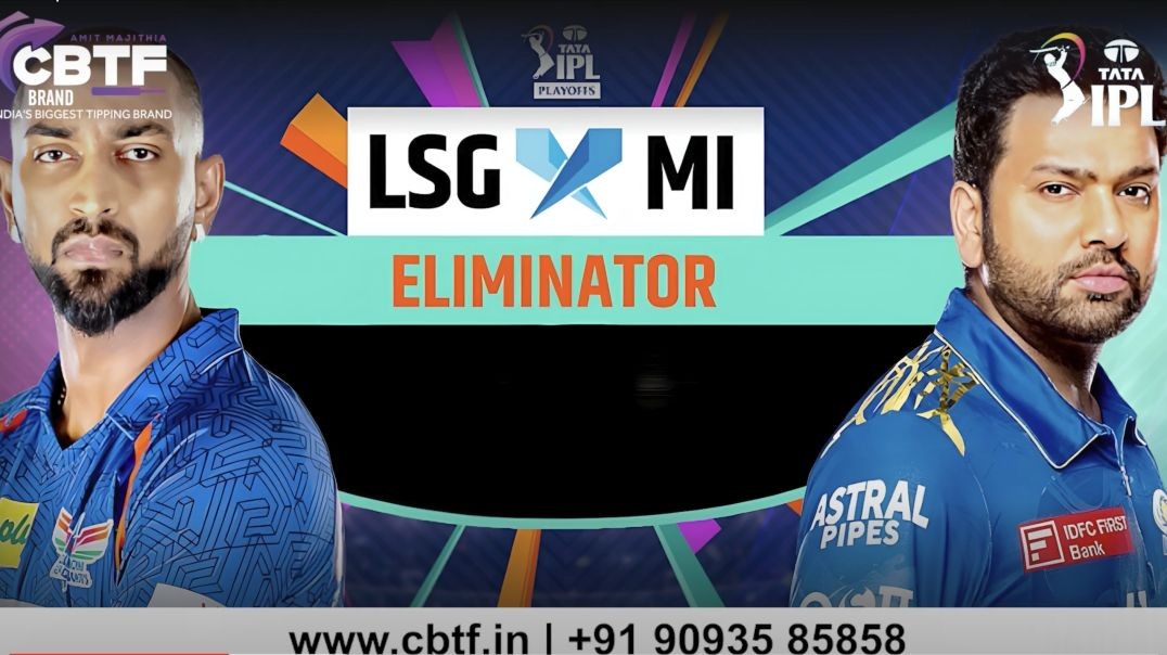 ⁣Match Preview - Lucknow Super Giants vs Mumbai Indians (ELIMINATOR)