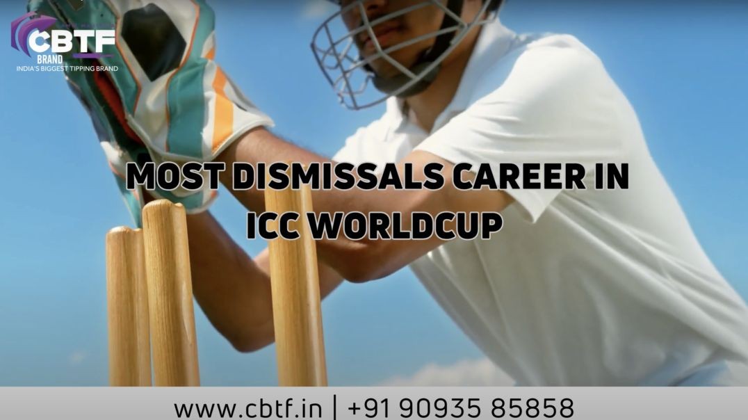 ⁣MOST DISMISSALS CAREER IN ICC WORLD CUP