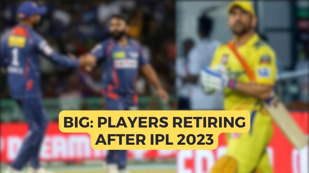 ⁣5 PLAYERS RETIRING AFTER IPL 2023