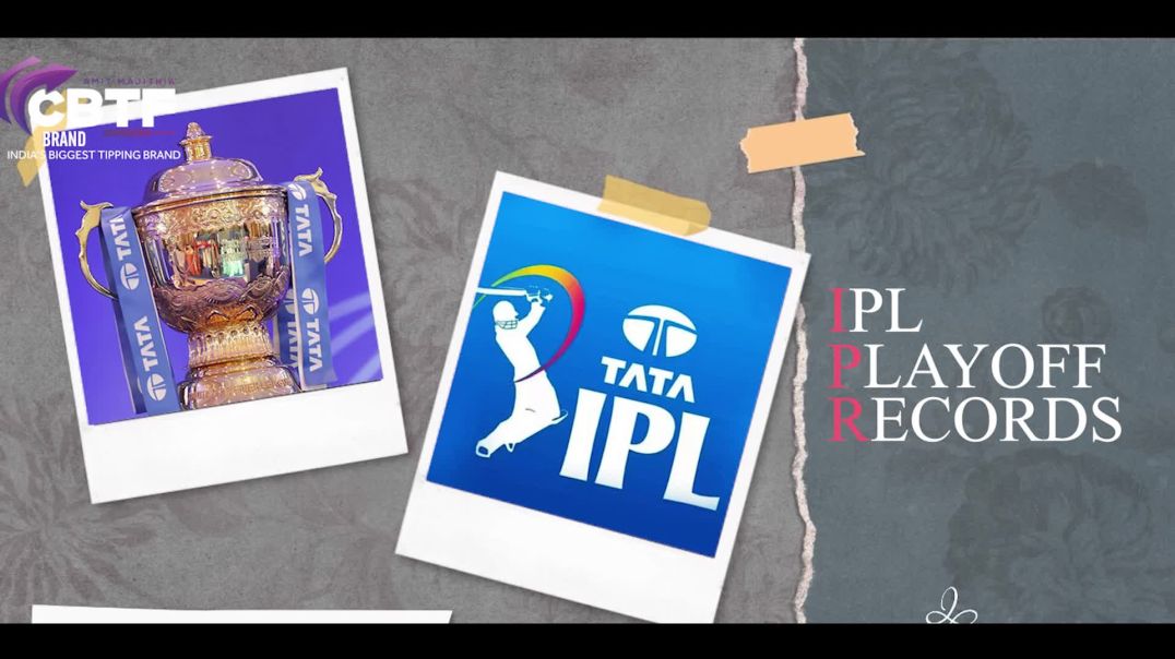 ⁣IPL Playoff Records Of All Time
