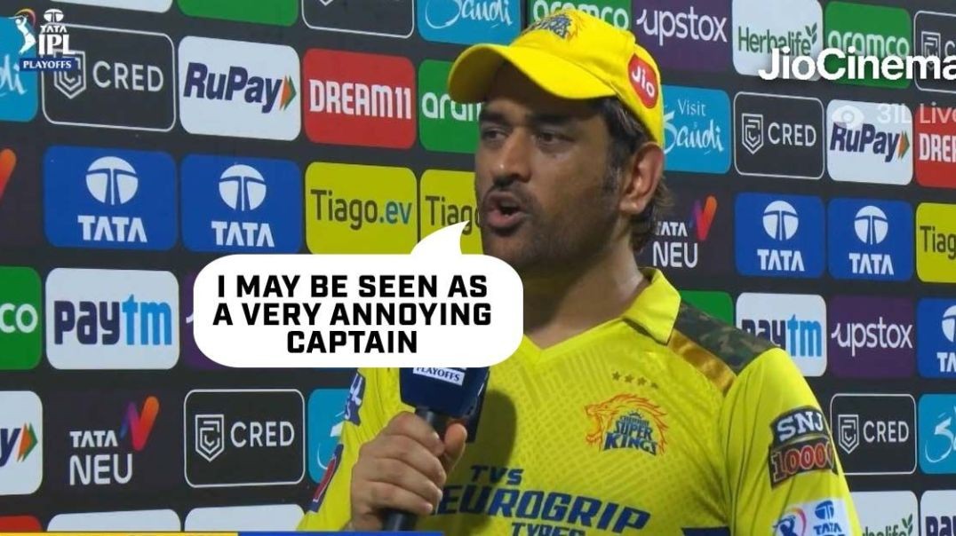 ⁣I may be seen as a very annoying captain: MS Dhoni