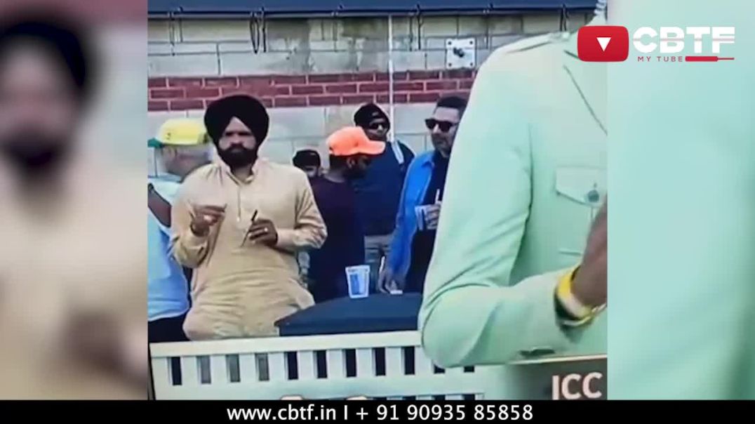 ⁣Fan Noticed with Alcohol at the IND vs AUS Match Venue