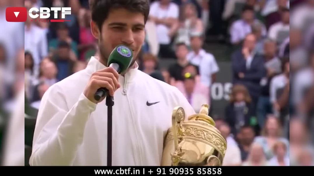 ⁣Carlos Alcaraz Won His Maiden Wimbledon's Title Against Djokovic