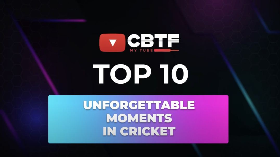 ⁣Top 10 Unforgettable Moments in Cricket History