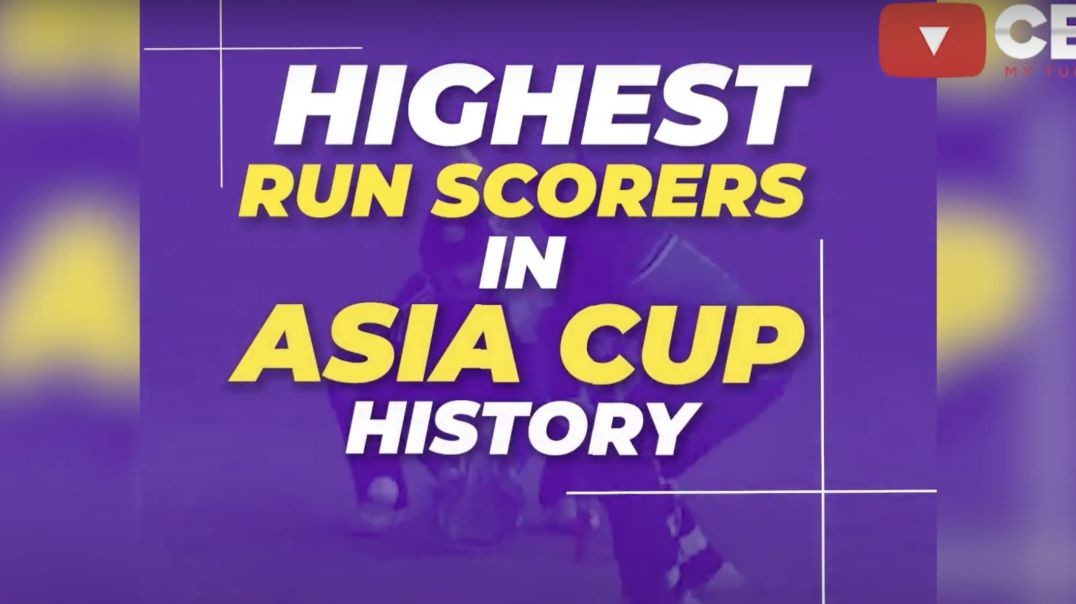 ⁣Unforgettable Record: Asia Cup's All-time Highest Run