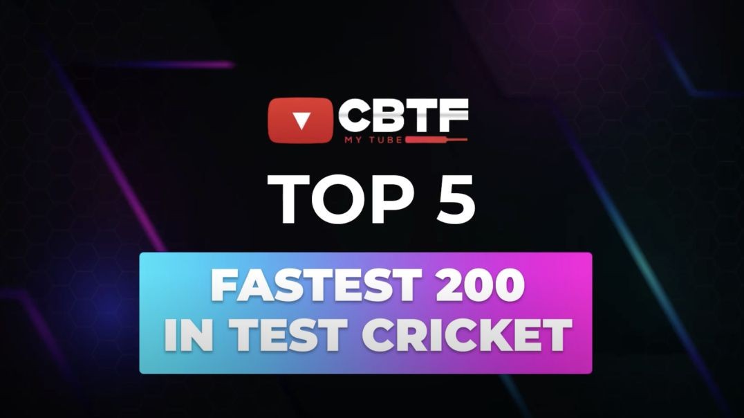 ⁣Top 5 Fastest 200 in Test Cricket