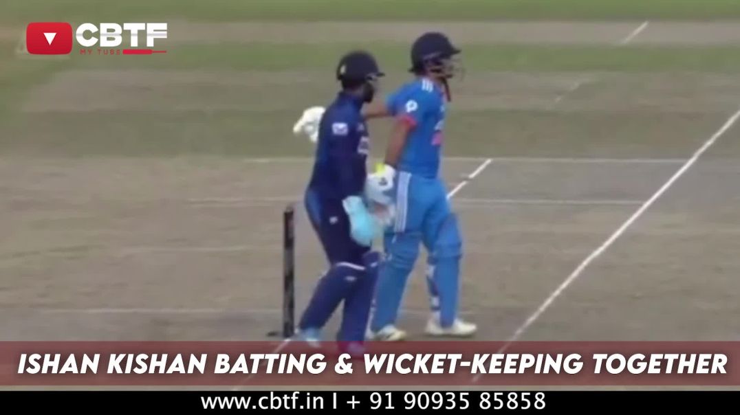 ⁣Ishan Kishan Unbelievable Catch as Wicketkeeper-Batsman | Ind vs SL Highlight