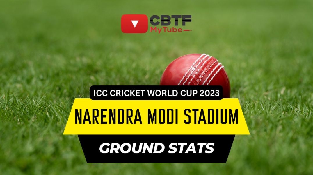 ⁣Narendra Modi Stadium Ground Stats for ODI World Cup 2023