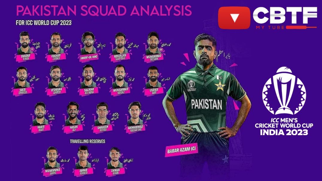 ⁣Cricket World Cup 2023: Pakistan Team Preview